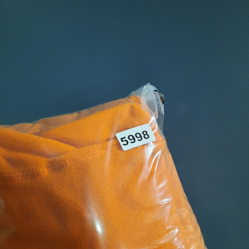 Eddie Bauer First Ascent Jacket Mens XL Orange Fleece Lightweight 1/4 Zip Hiking - Picture 10 of 10